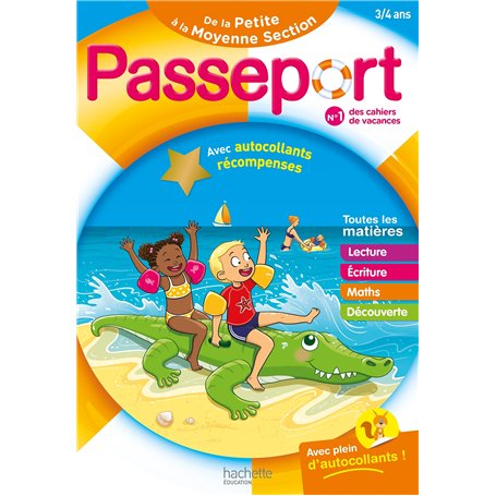 Passeport Maternelle - De la Petite à la Moyenne Section (3-4 ans) - Cahier de vacances 2025