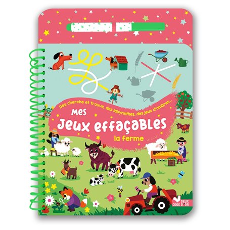 Mes jeux effaçables - La ferme