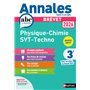 Annales Brevet Physique Chimie - SVT - Techno 2026 - Corrigé