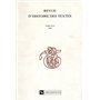 Revue d'histoire des textes 30-2000 68,49 €