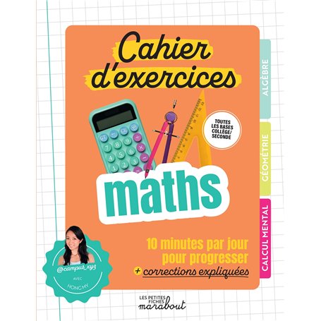 Cahier d'exercices maths
