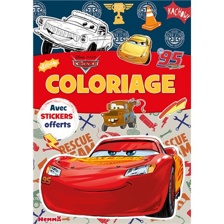 Disney Pixar Cars - Coloriage avec stickers (Flash) - offerts