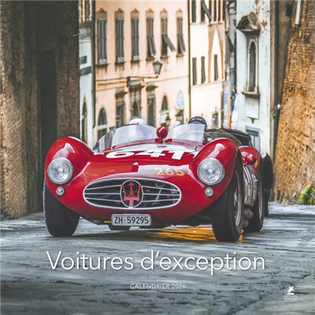 Calendrier 2026 - Voitures d'exception