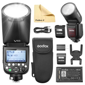 Godox V1PRO-C V1Pro C Tête Ronde Flash Appareil Photo Flash TTL Speedlite 2.4G sans Fil TTL Speedlight Strobe,76Ws HSS 1/8000s p
