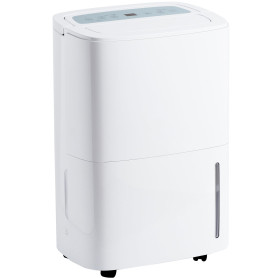 Kalopsia Déshumidificateur d'Air 70L/Jour : Compresseur Électrique Silencieux 40dB｜Capteur Numérique Hygrostat & Minuterie｜Tuyau