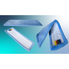 FRANGE MICROFIBRE EPAISSE AUTO-AGRIPPANTE 40 CM QUALITE PROFESSIONNELLE STEVER PRO - GRANDE ABSORPTION POUR BALAI SERPILLERE AVE
