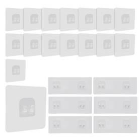 WYAN Crochets adhésifs de rechange-22 pièces Crochets muraux autocollants,pour Salle de Bain Porte-savon Panier de Rangement(6pc