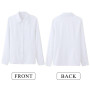 MUNSKT Chemise Blanche Femme,Bouton Chemise Manche Casual Longue,Style de Base Suitable for Office Business