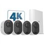 Pack 4 Cameras - ARLO - Ultra V2 - Extérieur - Batterie - Vision nocturne