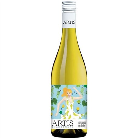 Artis Chardonnay - Boisson sans alcool a base de vin blanc - 75cl
