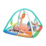 BRIGHT STARTS Tapis de sol éveil bébé évolutif pliable- Jungle Bleu- arche avec jouets sensoriels et musicaux, miroir