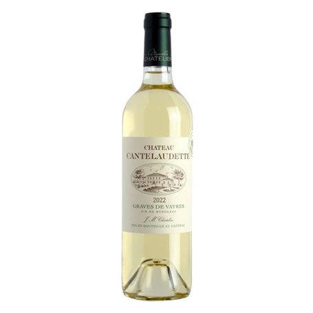 Château Cantelaudette Tradition 2022 Graves de Vayres - Vin blanc de Bordeaux