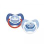 Dodie Sucette Physiologique +6m Bateau et Baleine Lot de 2
