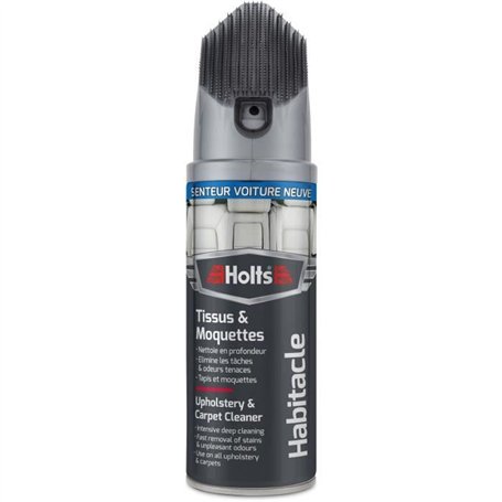 HOLTS Nettoyant tissus & moquettes + brosse senteur voiture neuve - 400 ml