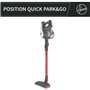 Aspirateur balai - HOOVER - HF122AH - 22 V - 40 min - 0,9 L - Rouge / Gris