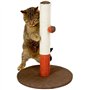 KERBL - Poteau griffoir pour chat - Tronc   - 50cm - OPAL BASIC - Bordeaux/marron - Sisal