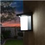 Lot de 2 projecteurs solaires - LUMISKY - LUSTY - H18 cm - Applique mural avec détecteur de mouvement - LED blanc
