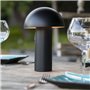 Lampe de table sans fil - LUMISKY - TOD BLACK - H28 cm - Tete orientable - LED blanc chaud
