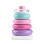 Fisher-Price - Pyramide Arc-en-ciel - Jouet d'éveil a empiler pour bébés - Fisher-Price - JGP94