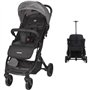 NANIA - Poussette compacte - MYLA - 4 roues - Noir