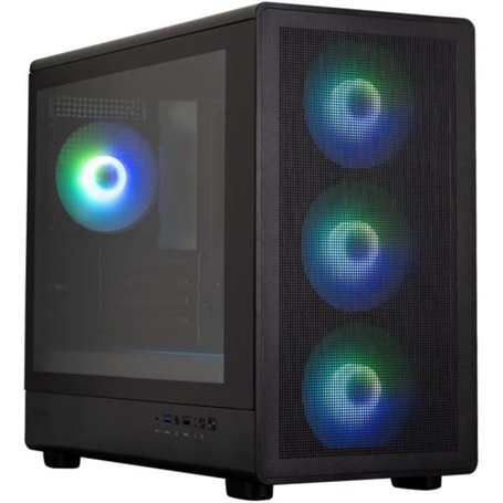 Boitier sans alimentation - ZALMAN M5 ARGB - Mini tour - Format M-ATX - Noir