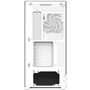 Boitier sans alimentation - ZALMAN P40 Prism Plus - Moyen tour - Format ATX - Blanc