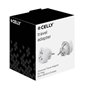 Chargeur mural Celly TRAVELADAPTER Blanc