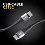 Câble USB-C vers USB-C INTENSO C315C Noir