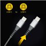 Câble USB-C vers USB-C INTENSO C315C Noir