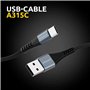 Câble USB A vers USB-C INTENSO A315C Noir