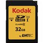 Carte Mémoire Micro SD avec Adaptateur Kodak SDHC32GBCLASS10U1 32 GB SDHC UHS-I Cours 10