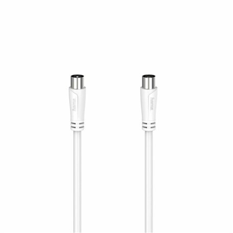Câble Coaxial Antenne TV Hama 00205047 Blanc 5 m