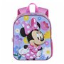 Cartable 3D avec roulettes Minnie Mouse Spring Rose