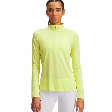 Tee-shirt Manches Longues Femme Under Armour Tech 1/2 Zip Jaune