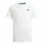 T shirt à manches courtes Enfant Adidas U Sl Blanc