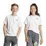 T shirt à manches courtes Enfant Adidas U Sl Blanc