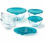 Ensemble de Boîtes à Lunch Pyrex Transparent Turquoise 5 Pièces