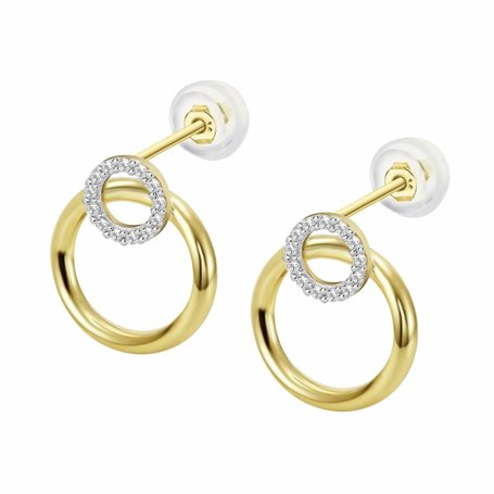 Boucles d´oreilles Femme Lotus HIN00336 Doré