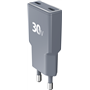 Chargeur 2 USB C Pocket 30W Power Delivery UltraGaN Gris + Garantie à vie - Origine France Garantie Force Power