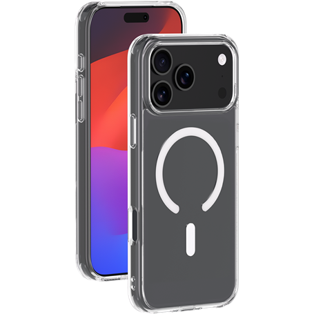 Coque MagSafe iPhone 17 Pro Hybride Transparente Bigben