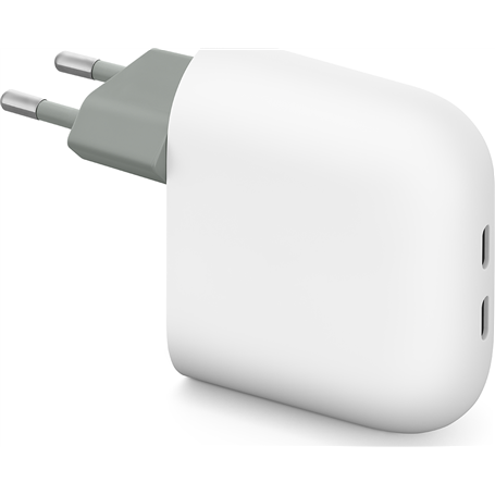 Chargeur 2 USB C 67W Power Delivery Blanc Google