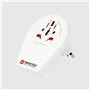 Adaptateur voyage 2 USB A Monde vers Chine/Italie/Brésil Blanc Skross