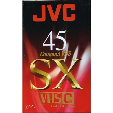 JVC Cassette VHS-C Série SX 45 mn