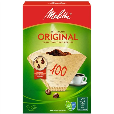Melitta filtres de papier 100/40