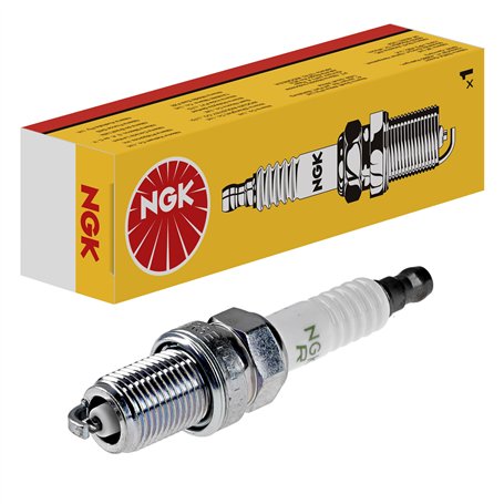 NGK Bougie d'allumage 1266 Électrode centrale en nickel 1-électrode de masse Antiparasitage 5kOhm avec siège à garniture plate R