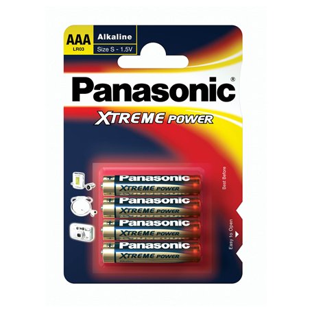 Panasonic Professional Xtreme Power Pile 4 Pièces Taille AAA