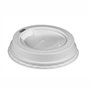 Couvercle Papstar 14809 pour les tasses à passer au papier de 8 cm de diamètre. Lot de 100 en polystyrène Blanc