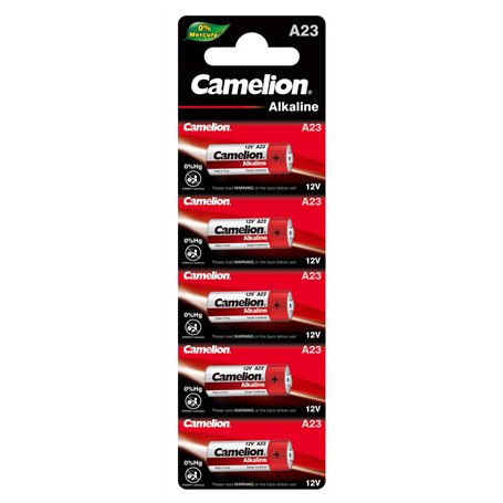 Camelion 11000523 Plus Alkaline Batterien LR23A/ 12 V/ 5er Pack | L'emballage peut differer