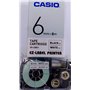 Casio XR-6WE1 Etiqueteuse Noir sur Blanc