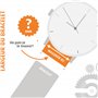 MARBURGER Bracelet De Montre 18mm Métal Argent - Kit De Montage D'outils 88001180020